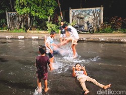 Harap-harap Cemas Warga Pesisir Tarakan Menanti Genangan Rob Surut