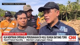 VIDEO: KLH Hentikan Operasi 4 Perusahaan di Hulu Sungai Batang Toru