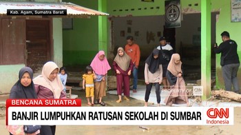 VIDEO:Banjir Lumpuhkan Ratusan Sekolah di Sumbar