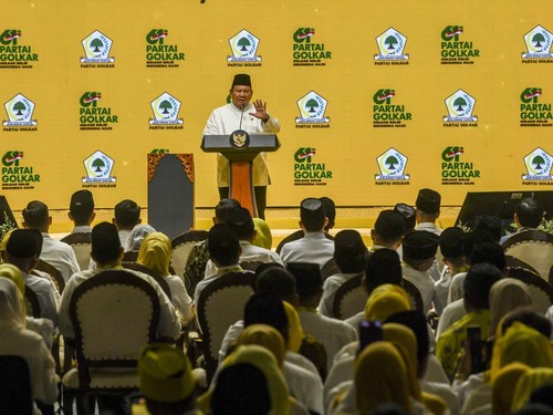 Golkar Undang Prabowo ke Puncak HUT ke-62 di Bandung