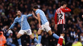 Hasil Liga Inggris: Gol Roket Dias, Man City Bantai Sunderland 3-0