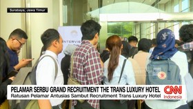 VIDEO: Pelamar Serbu Grand Recruitment The Trans Luxury Hotel