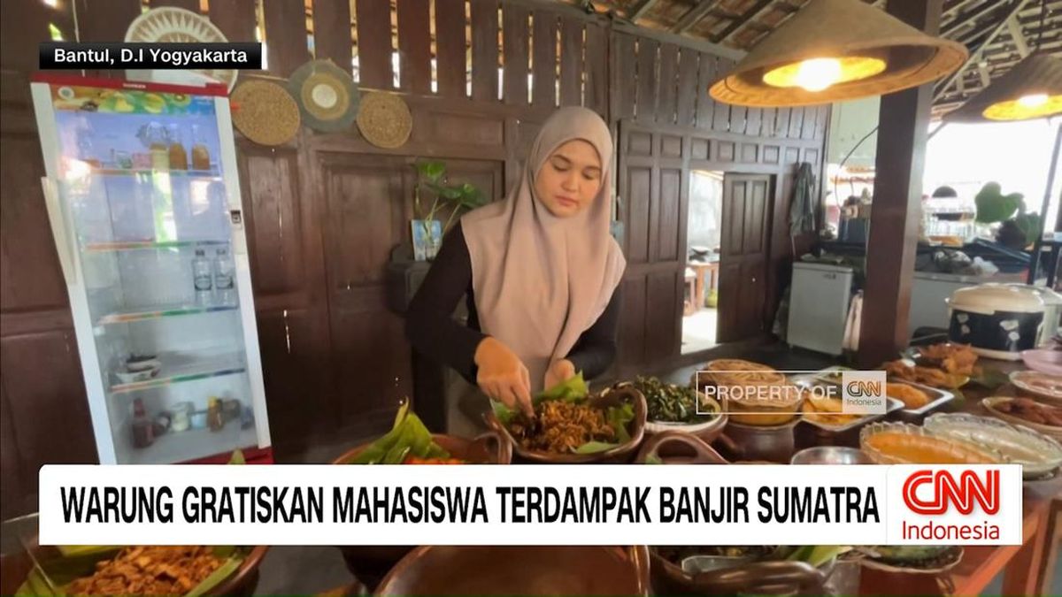 VIDEO: Warung Gratiskan Mahasiswa Terdampak Banjir Sumatra