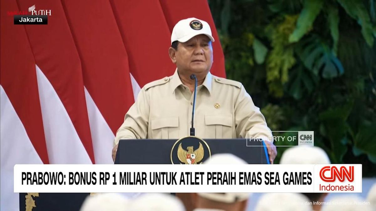 VIDEO: Prabowo: Bonus Rp 1 Miliar untuk Atlet Peraih Emas SEA Games