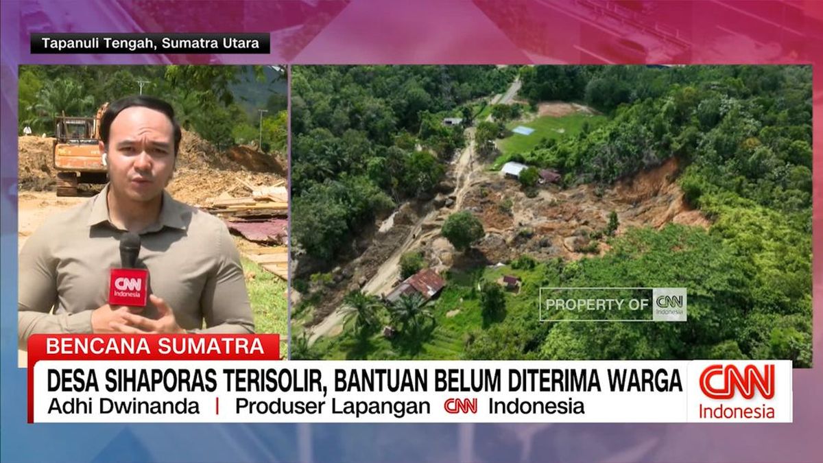 VIDEO: Jalur Darat Putus, Desa Sihaporas Terisolir