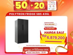Kulkas 436L Diskon Gede di Transmart Full Day Sale!