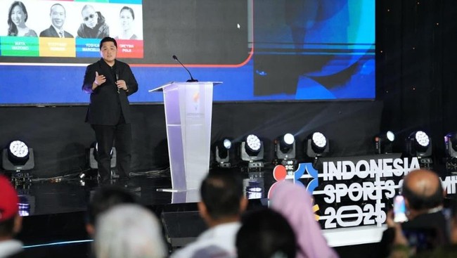 Menpora Erick Thohir menegaskan Indonesia harus jadi kekuatan baru di industri olahraga global. ISS 2025 jadi platform kolaborasi untuk pengembangan olahraga.