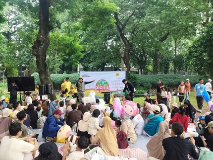 Keseruan Picnic & Play Gembira Parenting, Anak-Anak Teriakkan Impian di Pohon Harapan