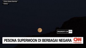 VIDEO: Supermoon Tutup Tahun! Fenomena Langka di Langit Dunia