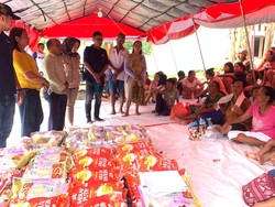 Korban Bencana Alam di Sumut dapat Bantuan Paket Sembako dari PT Arara Abadi