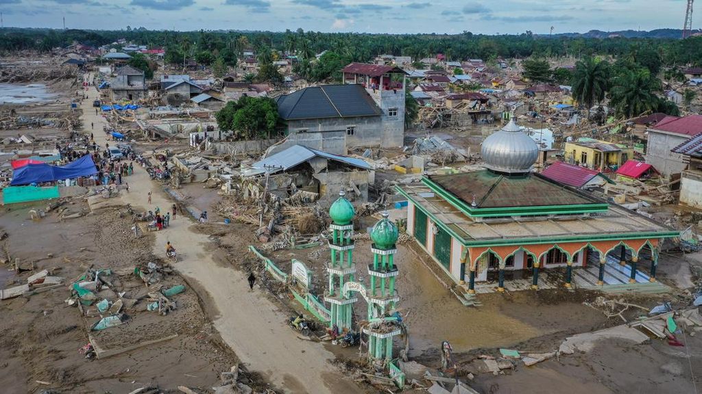 Update Bencana Sumatra 19 Desember: 1071 Tewas, 185 Hilang