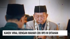 VIDEO: Kakek Viral dengan Mahar Cek Rp3 M Ditahan