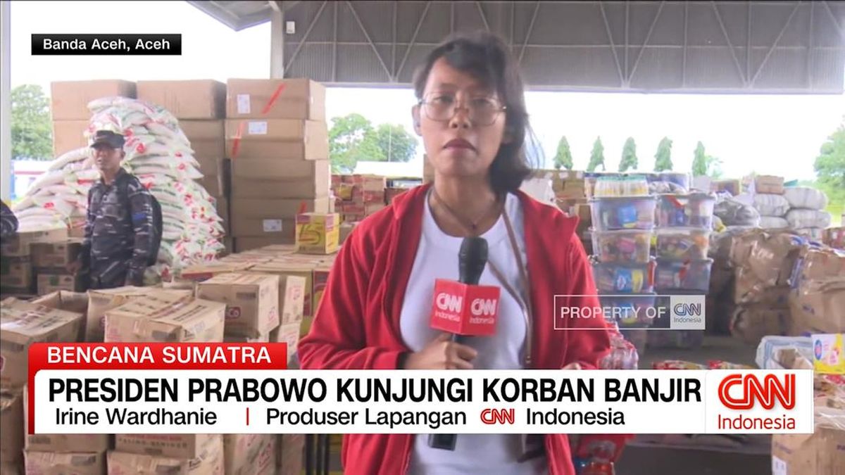 VIDEO: Presiden Prabowo Kunjungi Korban Banjir