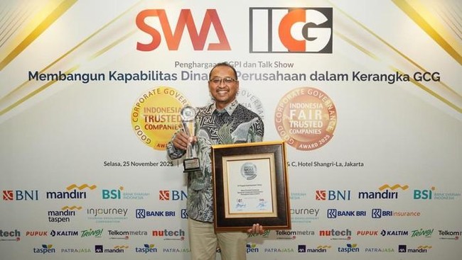 PT Pupuk Kaltim meraih predikat The Most Trusted Company di CGPI 2025, menegaskan komitmen terhadap Good Corporate Governance dan keberlanjutan bisnis.