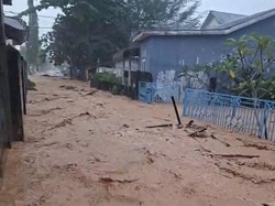Sungai Aek Doras Meluap, Sejumlah Lokasi di Sibolga Terendam Banjir