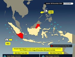 Ada Bibit Siklon di Samudra Hindia, Wilayah Ini Potensi Terdampak