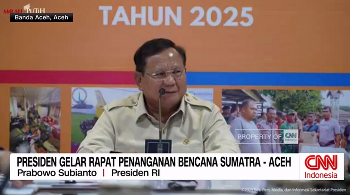 VIDEO: Presiden Gelar Rapat Penanganan Bencana Sumatra Aceh