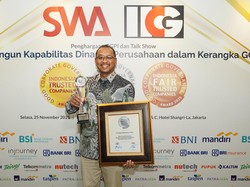 Pupuk Kaltim Raih Gelar Perusahaan Paling Terpercaya di Ajang CGPI 2025