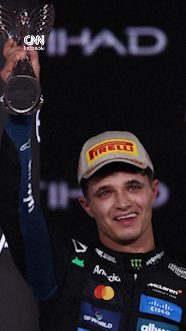 Lando Norris Resmi Juara F1 2025 usai Naik Podium di GP Abu Dhabi