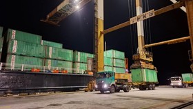 Operasional Terminal Peti Kemas Bagendang Normal di Tengah Demo Buruh