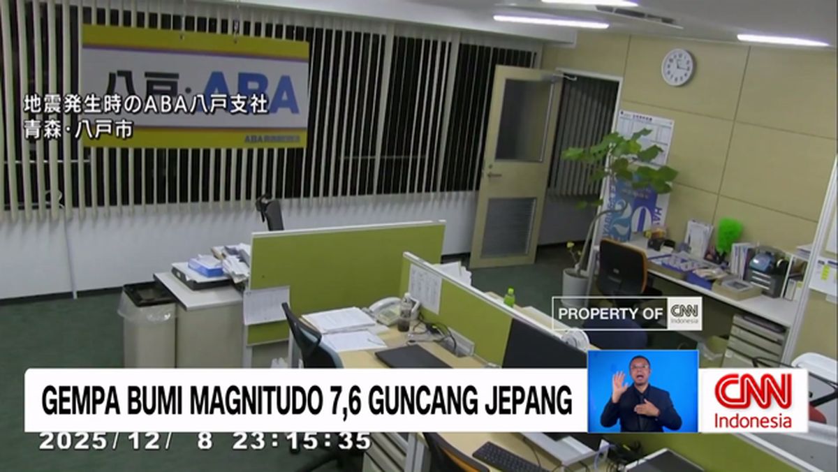 VIDEO: Gempa Bumi Magnitudo 7,6 Guncang Jepang