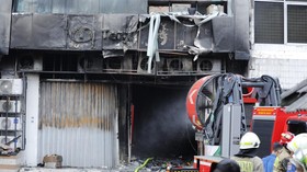 Puslabfor Polri Dikerahkan Usut Penyebab Kebakaran Gedung Terra Drone