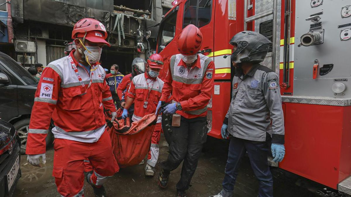 Update Jumlah Korban Kebakaran Gedung di Jakpus: 22 Tewas