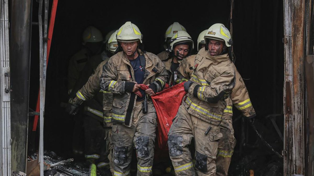 Detik-Detik Kebakaran Gedung Terra Drone Kemayoran Tewaskan 20 Orang