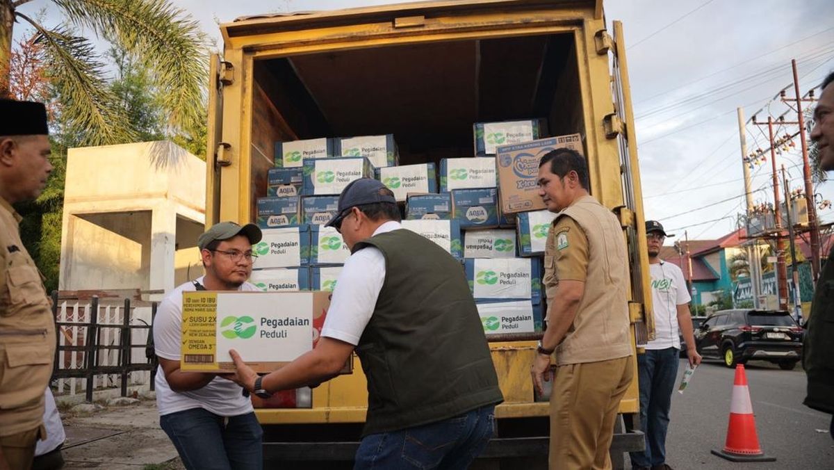 Aksi Peduli Aceh, Pegadaian Kirim Bantuan Logistik dan Relawan Medis