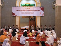 HUT Reserse ke-78, Satreskrim Bojonegoro Berbagi ke Anak Yatim-Dhuafa