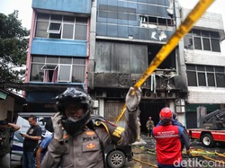 Kapolsek Kemayoran Ikut Terluka Akibat Kebakaran Gedung Terra Drone Jakpus