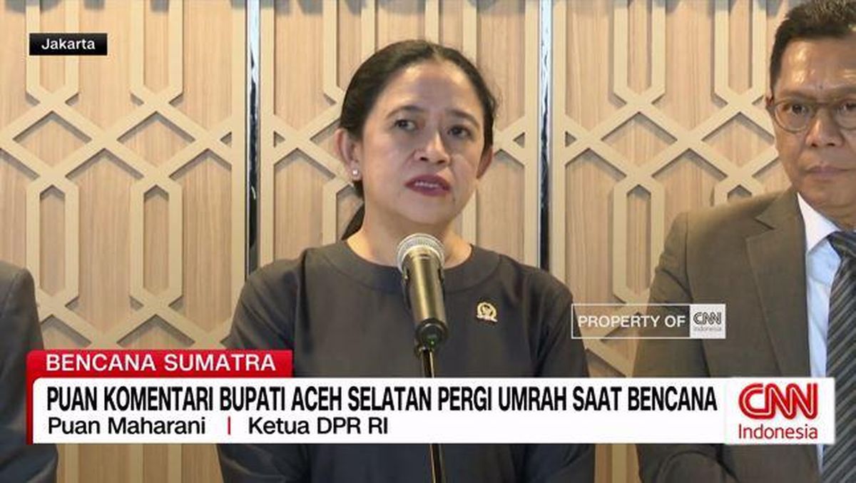 VIDEO: Puan Komentari Bupati Aceh Selatan Pergi Umrah saat Bencana