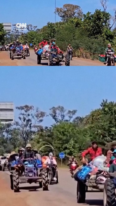 Warga Kamboja-Thailand Evakuasi Mandiri Buntut Perang di Perbatasan