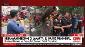 VIDEO: Kebakaran Gedung di Kemayoran, 22 Tewas