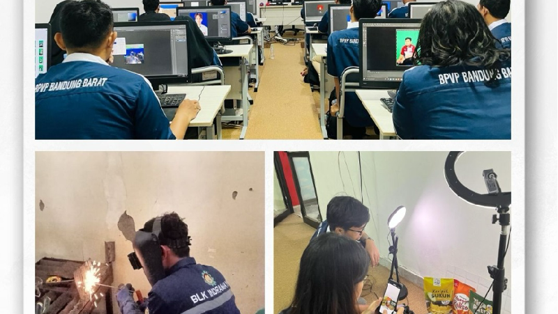 Unit Pelaksana Teknis Daerah (UPTD) Balai Latihan Kerja (BLK) Dinas Tenaga Kerja Kabupaten Indramayu pada Tahun Anggaran 2025 melaksanakan 68 paket pelatihan