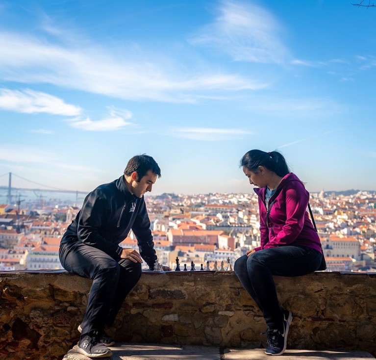 Irene Sukandar dan Eric Rosen