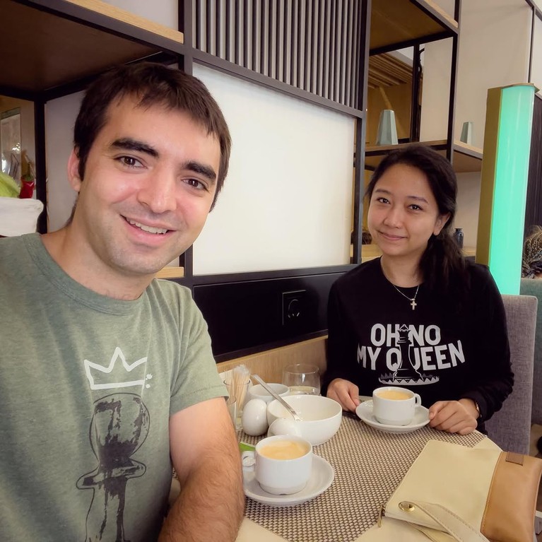 Irene Sukandar dan Eric Rosen