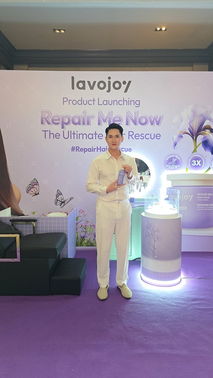 lavojoy hadirkan Repair Me Now Series: Shampoo dan Hair Mask.