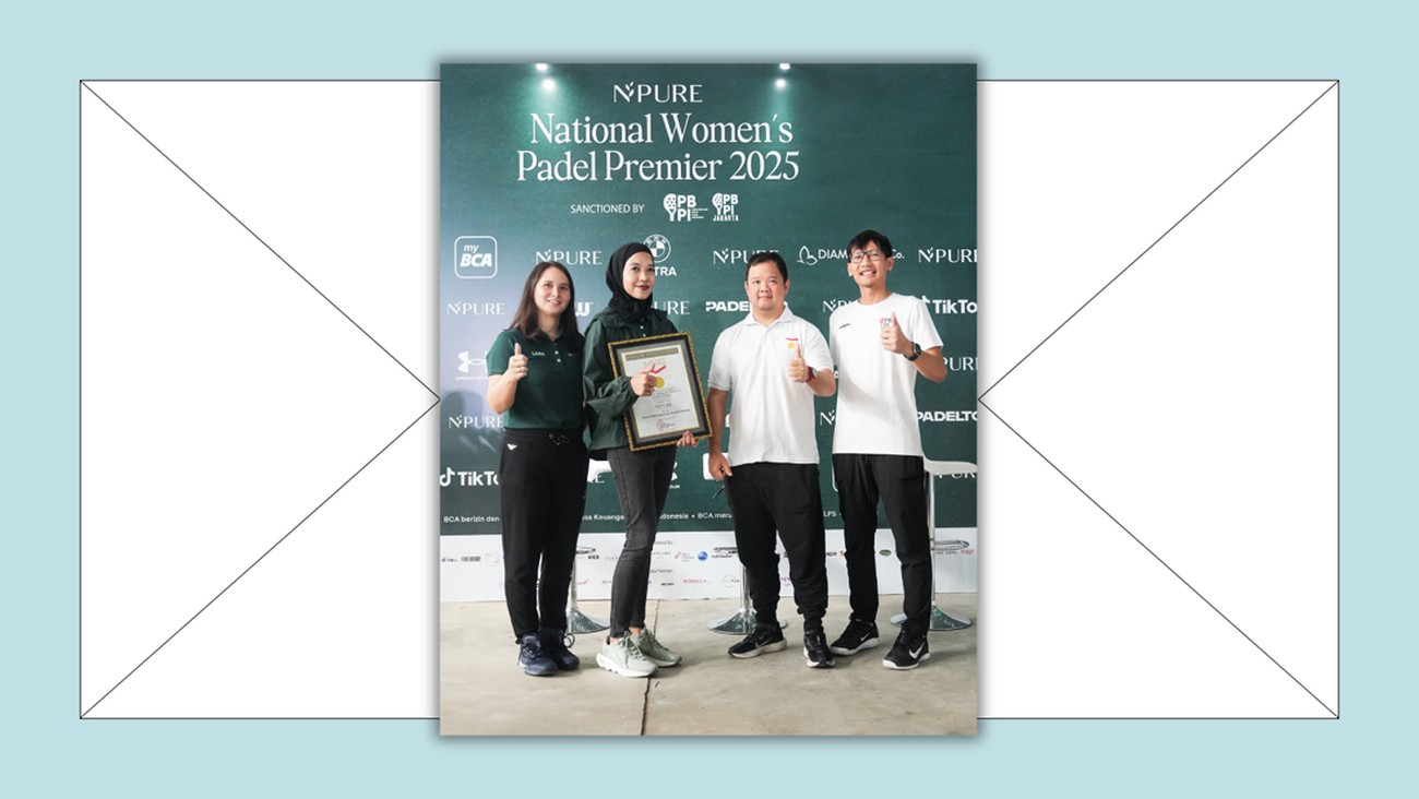 NPURE Gelar Liga Padel Wanita Terbesar di Indonesia, Catat Rekor MURI