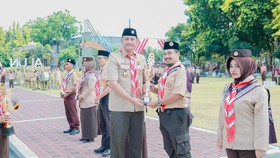 Bupati Klaten Dorong Pramuka Cetak Pemimpin Muda Berkarakter