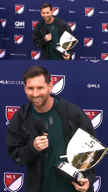 Kata-kata Lionel Messi saat Raih Pemain Terbaik MLS