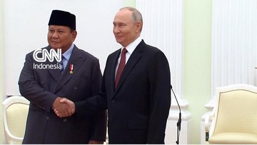 Momen Akrab Pertemuan Prabowo dan Putin di Moskow