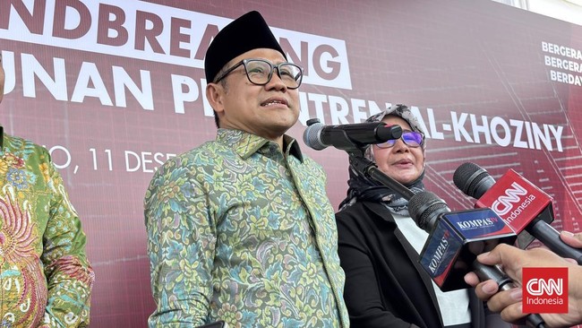 Menko PM Muhaimin Iskandar atau Cak Imin mengatakan proses hukum ambruknya gedung Pondok Pesantren Al Khoziny Sidoarjo masih terus berjalan.