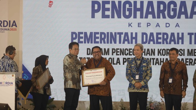Penghargaan ini merupakan wujud komitmen memperkuat budaya antikorupsi di lingkungan Pemprov DKI Jakarta, serta upaya menjaga transparansi dan akuntabilitas.