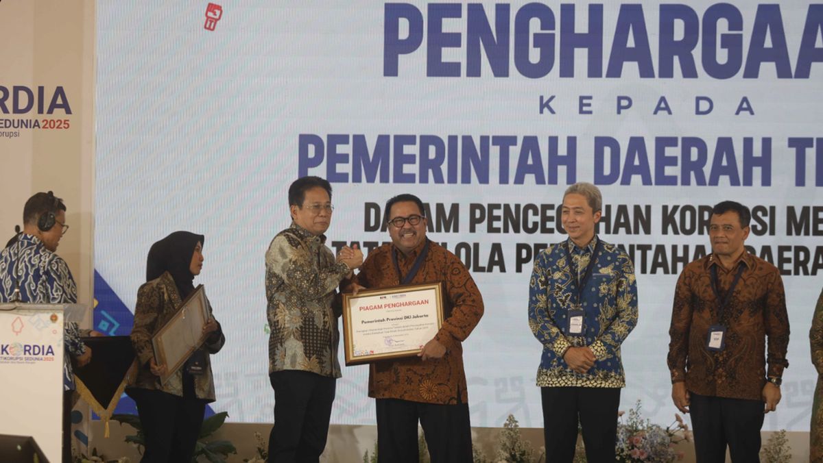 Pemprov DKI Duduki Peringkat 1 Pemda Terbaik dalam Pencegahan Korupsi
