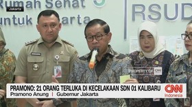 VIDEO: Pramono: 21 Orang Terluka di Kecelakaan SDN 01 Kalibaru