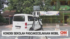 VIDEO: Kondisi Terkini Pascakecelakaan Mobil di Dalam Sekolah