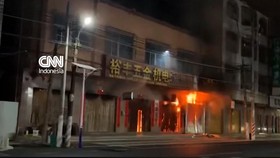 Detik-detik Kebakaran Hunian di China Tewaskan 12 Orang