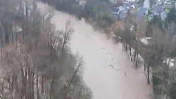 Sungai di Washington AS Meluap Imbas Badai