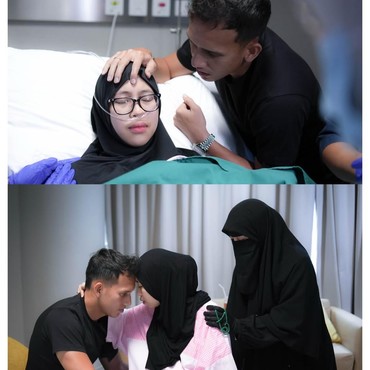 Ini 7 Potret Perjuangan Adiba Khanza Melahirkan Ditemani Egy Maulana & Umi Pipik